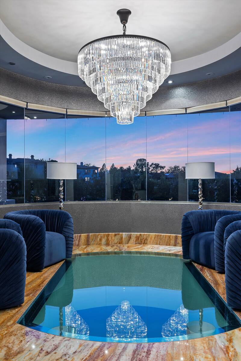 With over 14,000 square feet, this Anthem Country Club estate at 11 Anthem Pointe Court was bui ...