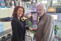 New R&R Partners CEO Michon Martin and R&R Chairman Billy Vassiliadis at R&R's Summerlin headqu ...