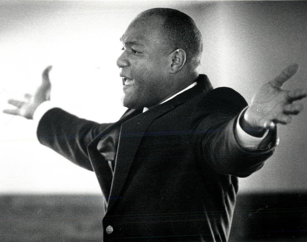 George Foreman, undated. (Las Vegas Review-Journal)