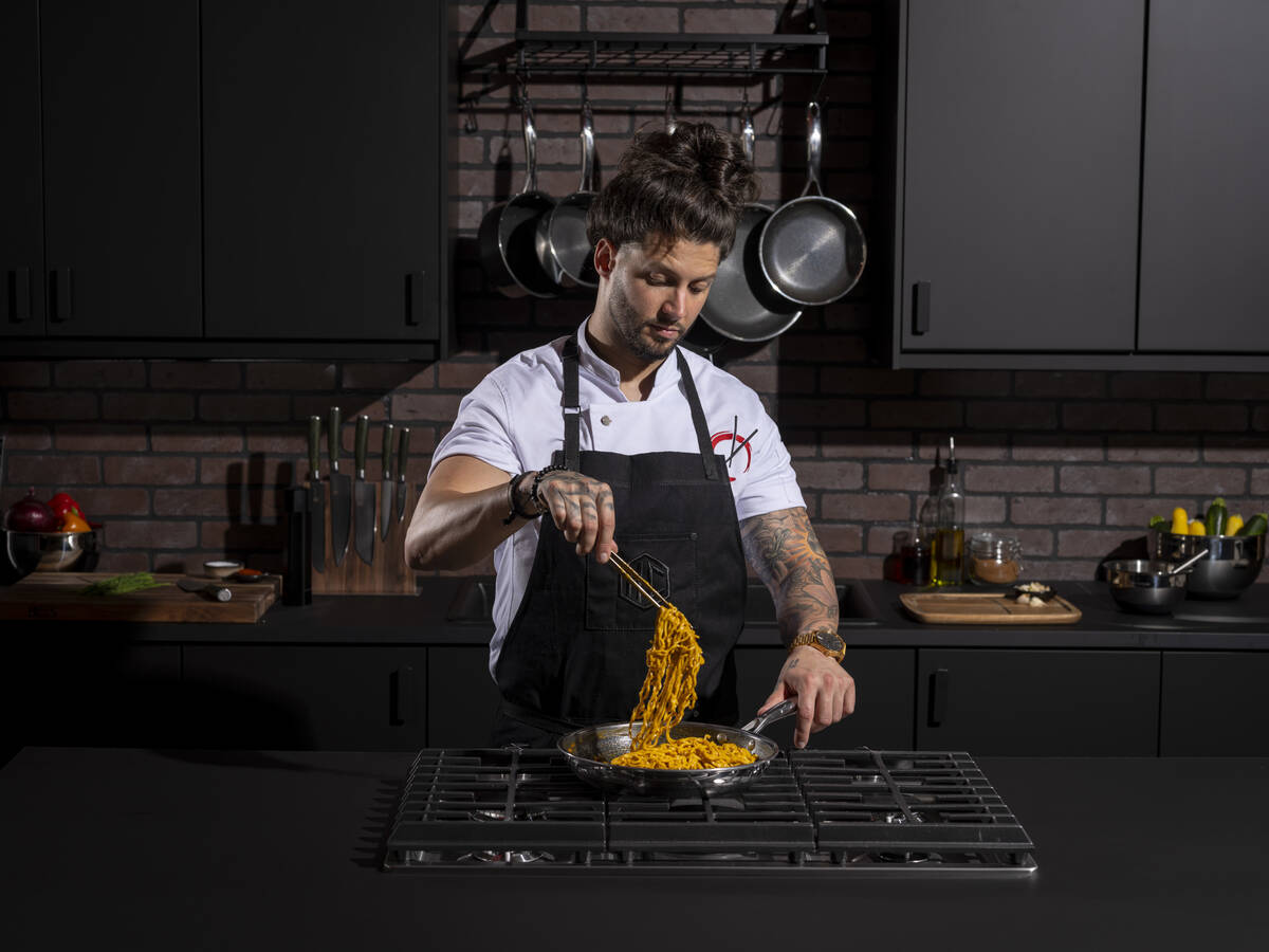 Executive chef Robbie Felice of PastaRamen. The Italian-Japanese restaurant is popping up in Ma ...