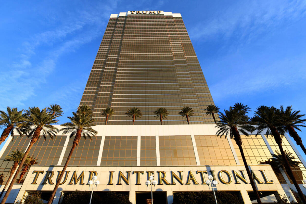 Trump International Hotel on Thursday, Jan. 2, 2025, in Las Vegas. (Bizuayehu Tesfaye/Las Vegas ...