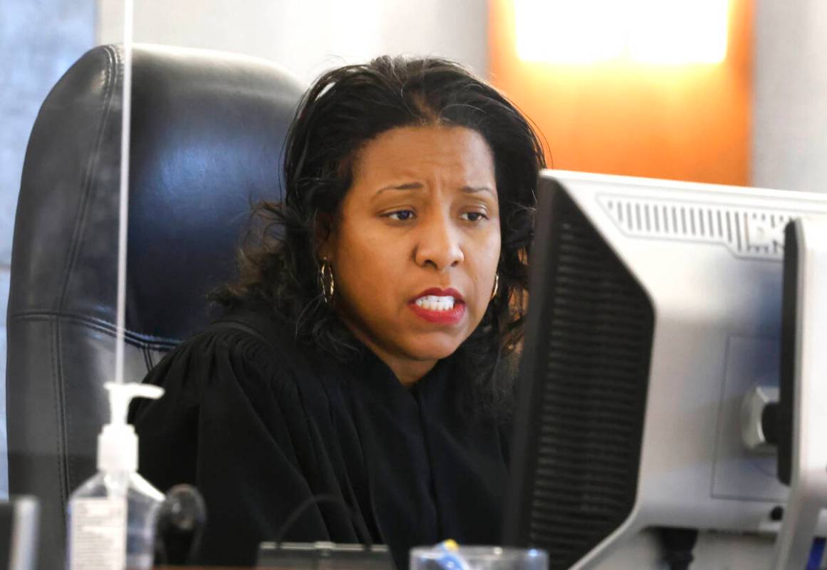 Judge Jasmin Lilly-Spells presides over a bail hearing for William Costa, who is accused of kid ...