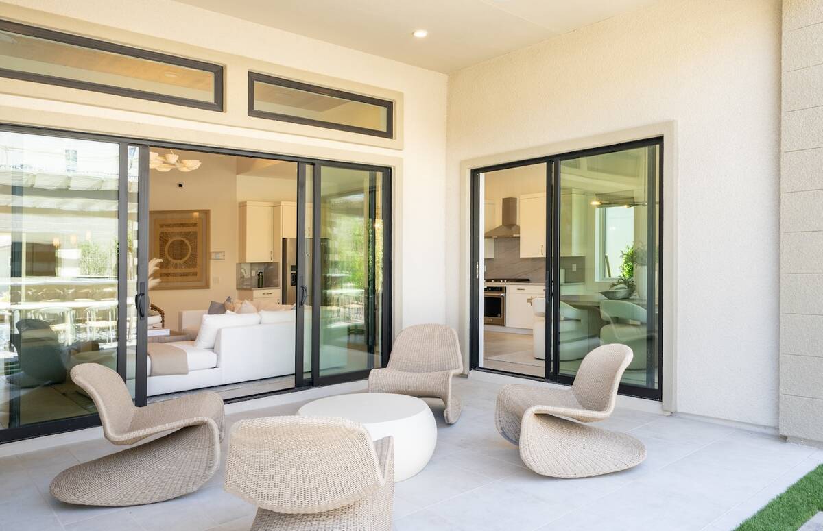 To extend living areas and take advantage of Summerlin's natural surroundings, builders like Pu ...