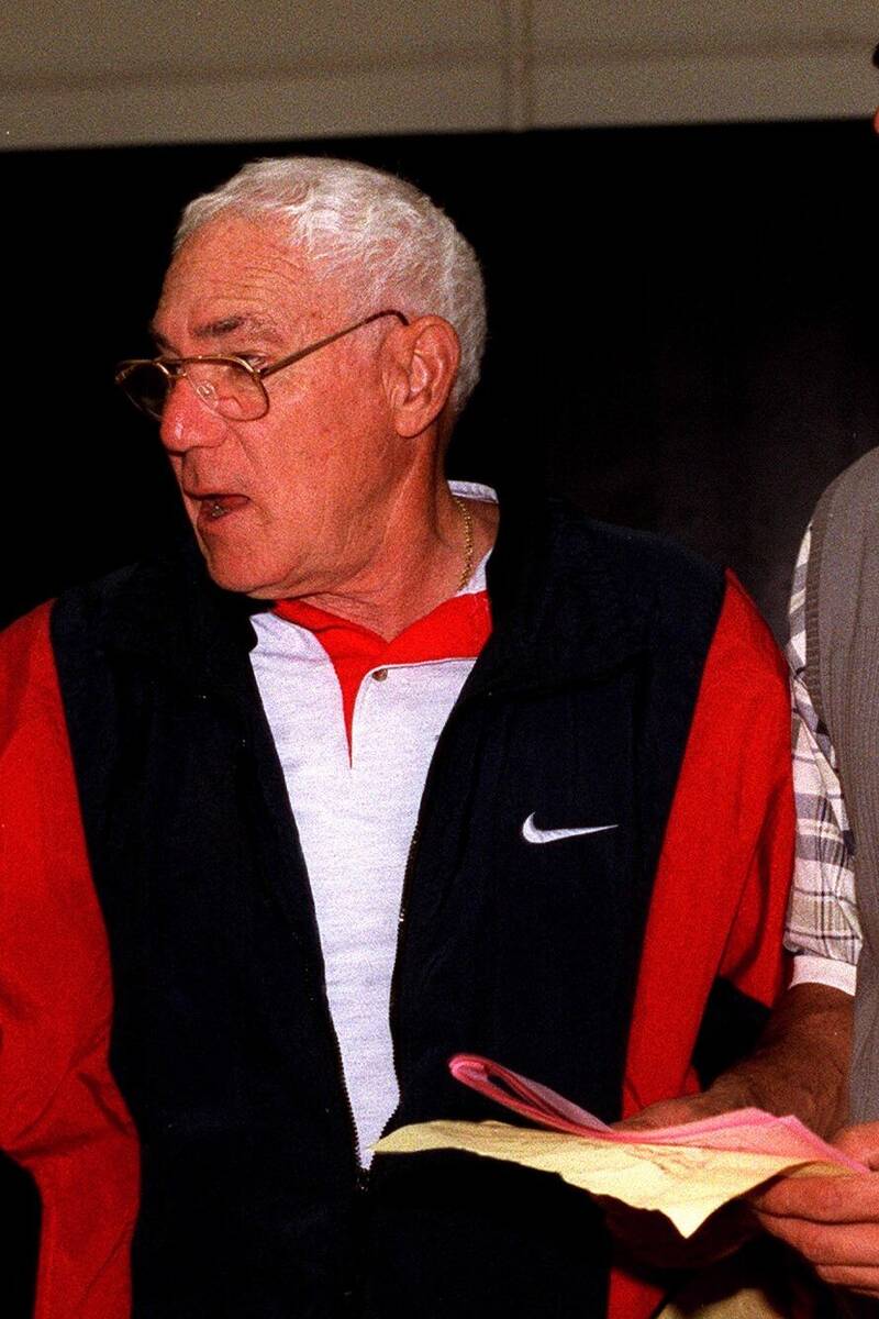 UNLV coach Howie Landa. RJ photo by Ralph Fountain.