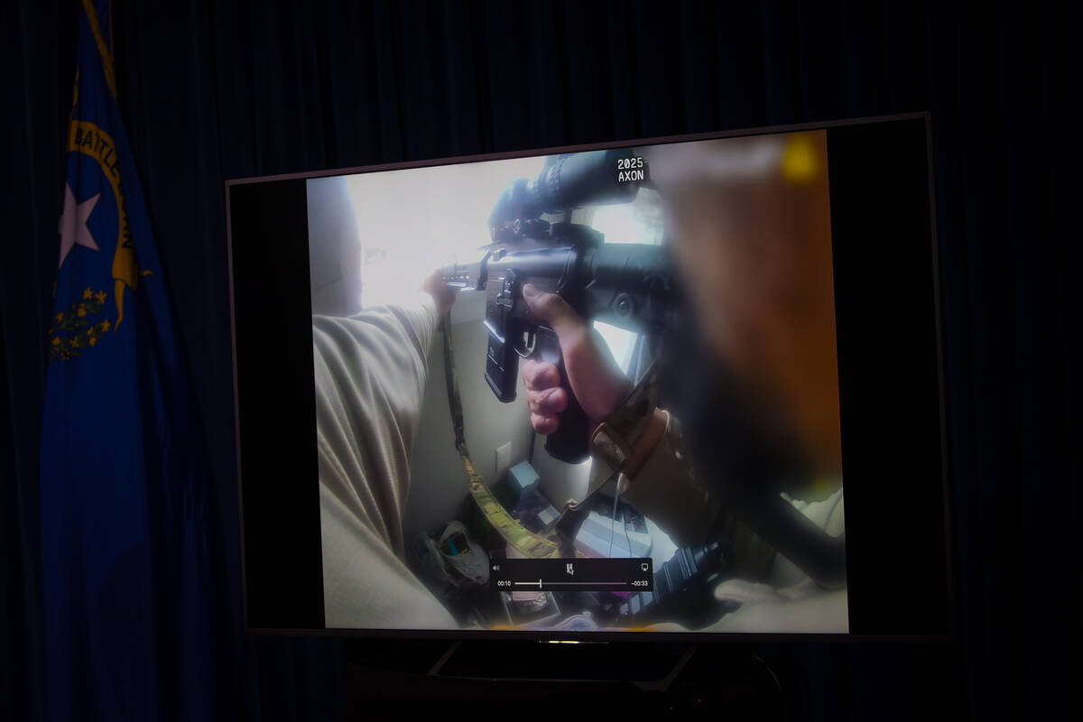 Bodycam footage is shown from a fatal police shooting involving an “armed, suicidal indi ...