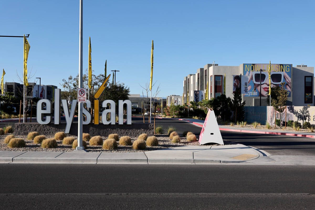 Elysian at Sunset is shown in southwest Las Vegas Tuesday, March 25, 2025. (K.M. Cannon/Las Veg ...