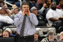 FILE - Georgia Tech head coach Josh Pastner directs his team against Florida State during the f ...