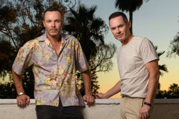 Andrew and Mike Tierney are performing their first ticketed show as the Tierney Brothers in May ...