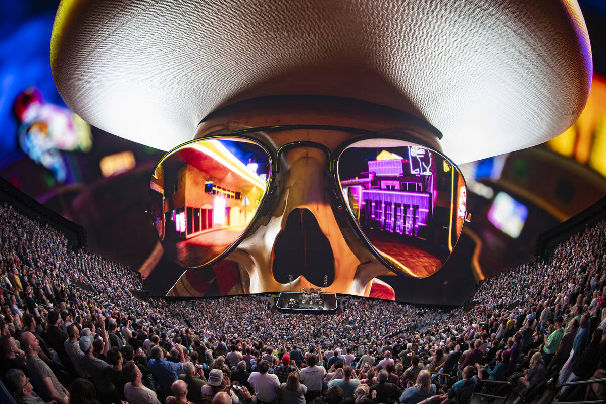 A scene from Dead & Company is shown in "Dead Forever" at Sphere on Thursday, March 20, 2025 (C ...