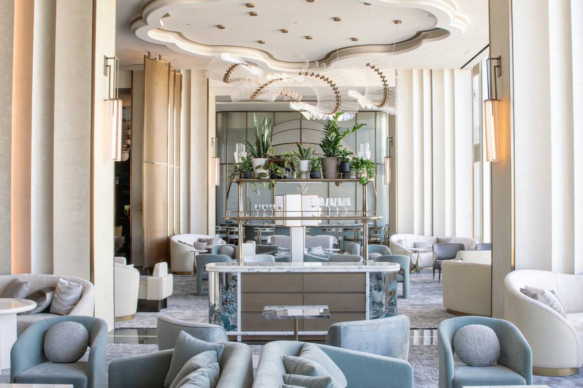 Peacock Alley, a tea lounge featured in other Waldorf Astoria locations, which is the brand’s ...