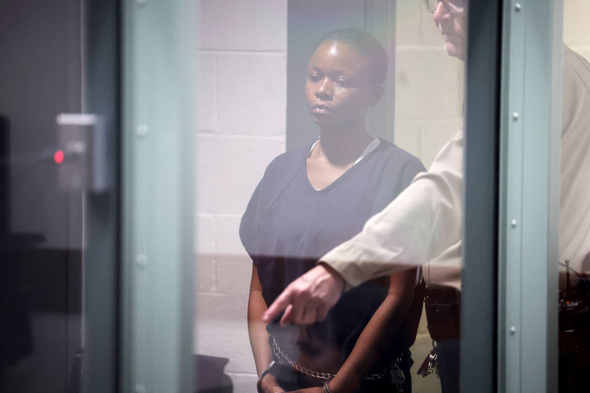 Marketta Phillips, the suspect in the fatal stabbing of a 3-year-old girl, appears in court on ...