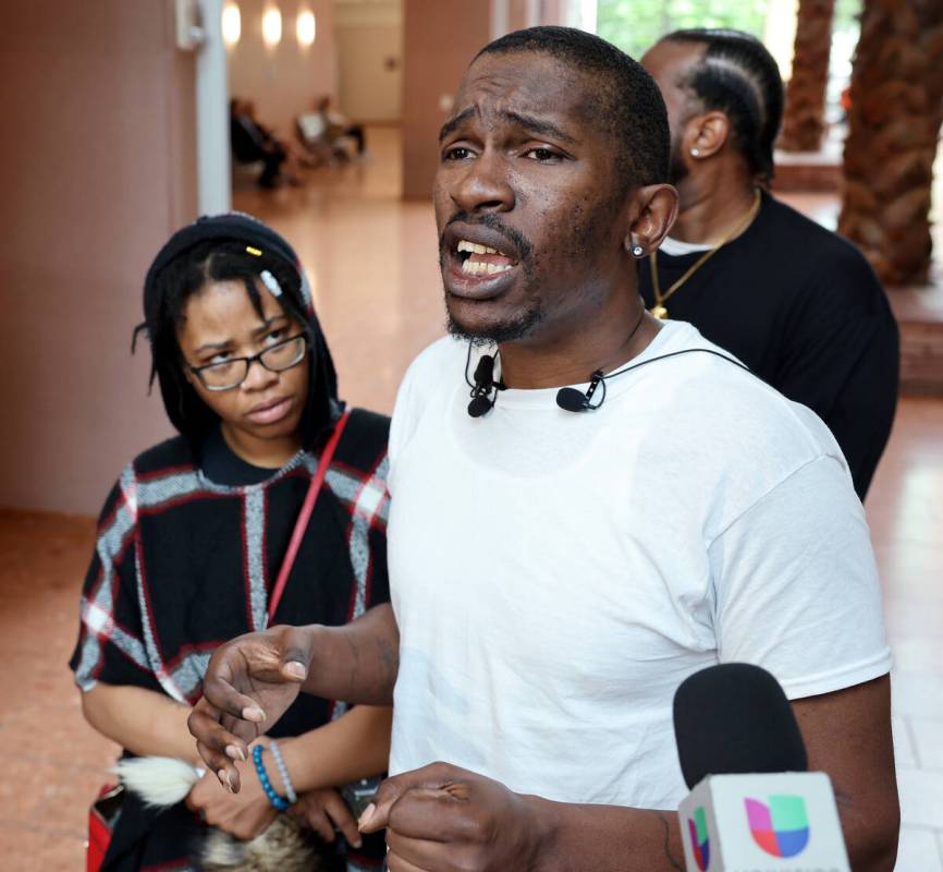 Jeremy Ross, father of 3-year-old Journei Ross, who police said was stabbed to death by babysit ...