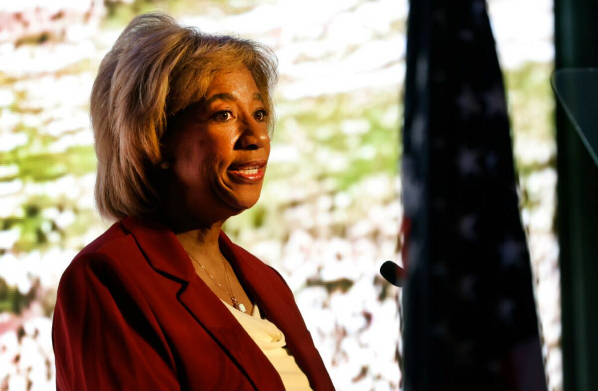 City of North Las Vegas Mayor Pamela Goynes-Brown delivers her 2025 State of the City address a ...