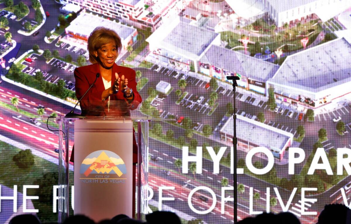 City of North Las Vegas Mayor Pamela Goynes-Brown delivers her 2025 State of the City address a ...
