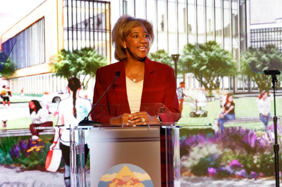 City of North Las Vegas Mayor Pamela Goynes-Brown delivers her 2025 State of the City address a ...
