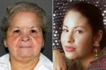 This combination of photos shows Yolanda Saldívar, who is serving a life sentence at the P ...