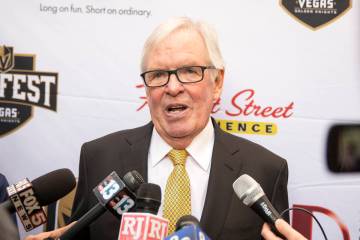An East Coast hedge fund has taken aim at a holding company led by Golden Knights owner Bill Fo ...