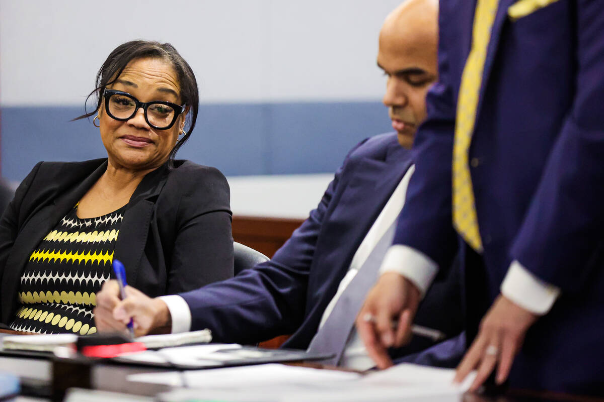 Arnelle Simpson, the daughter of O.J. Simpson, is seen during a court hearing in O.J. Simpson&# ...