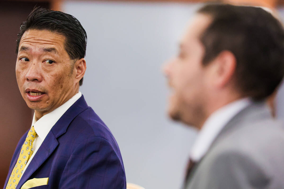 Attorney Jack Juan, who represents Arnelle and Justin Simpson, is seen during a court hearing i ...