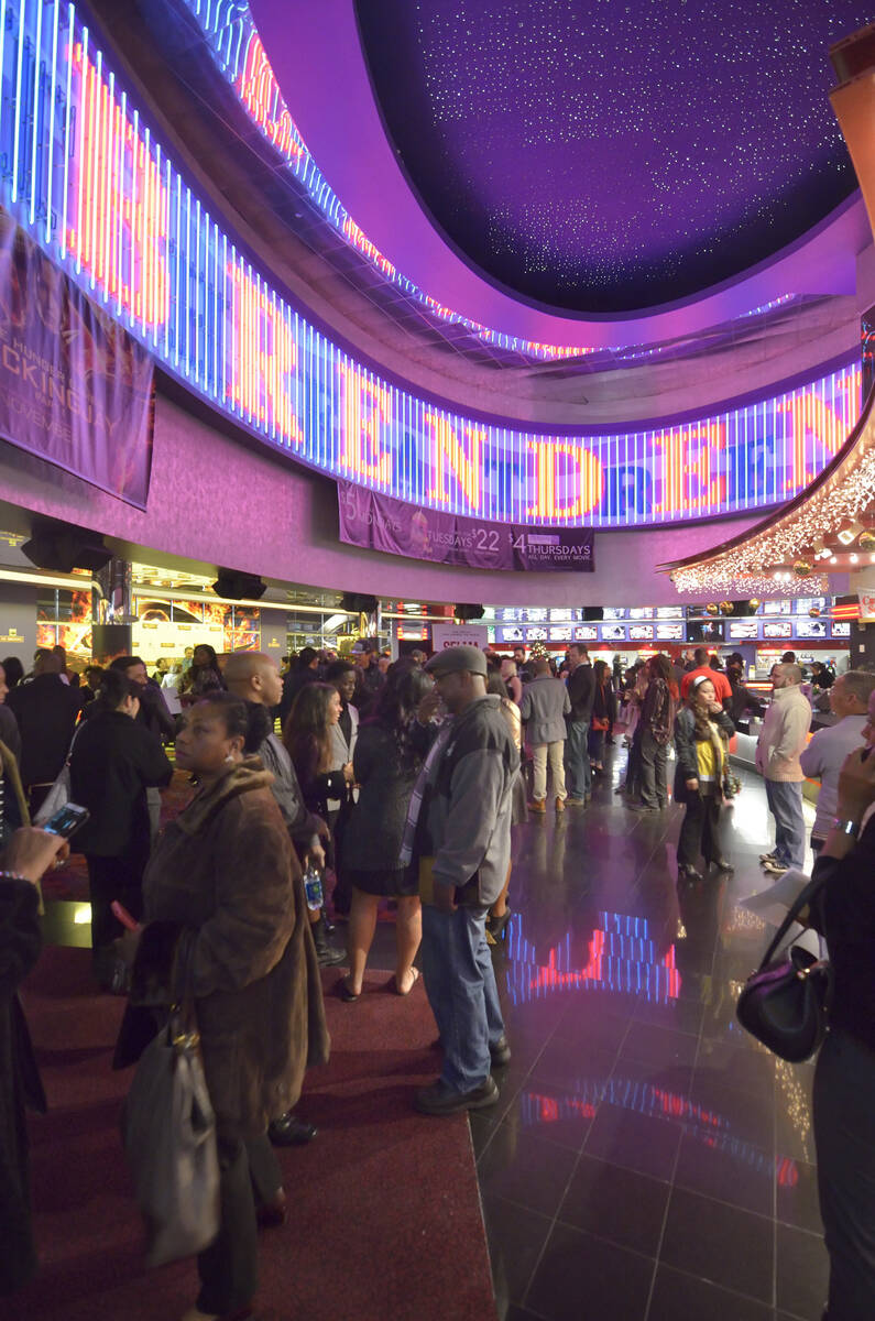 The lobby of the Brenden Theater at the Palms hotel-casino at 4321 W. Flamingo Road in Las Vega ...