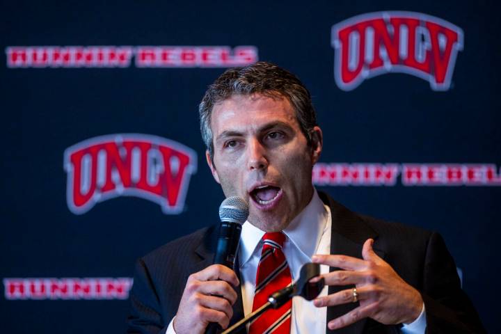 New UNLV men's basketball coach Josh Pastner talks about his plans for the next season and beyo ...