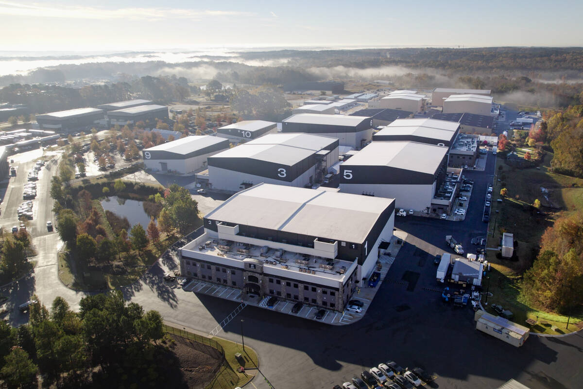 This is a March 2023 aerial view of Trilith Studios near Atlanta, Georgia. (Courtesy Trilith St ...