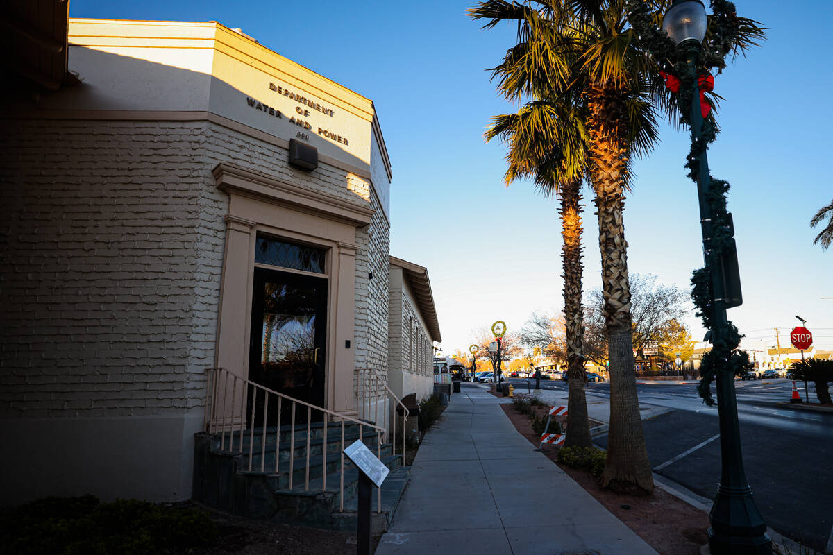 A Boulder City-owned building, previously owned by the Los Angeles Department of Water and Powe ...