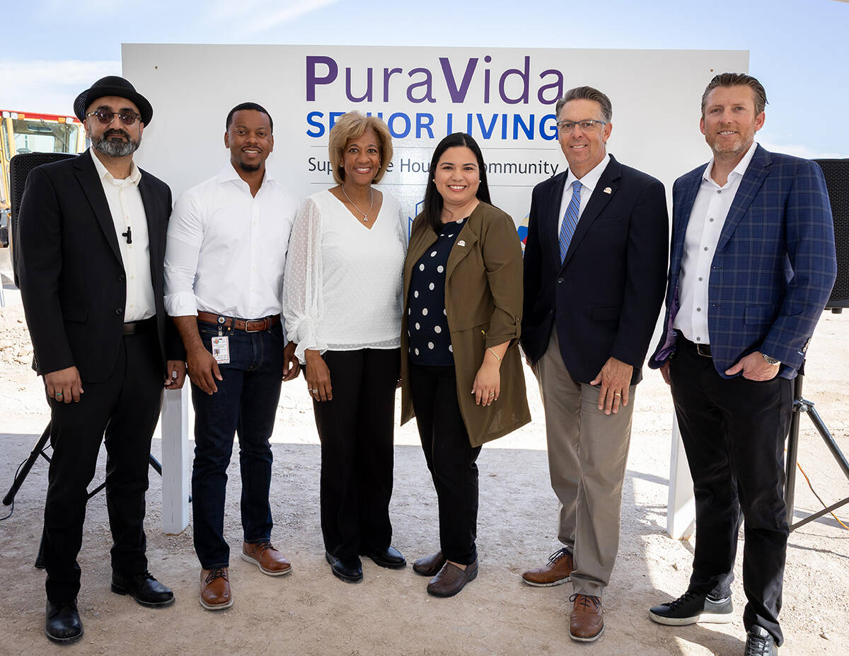 Foresight Housing Partners and its nonprofit partner HopeLink of Southern Nevada broke ground o ...