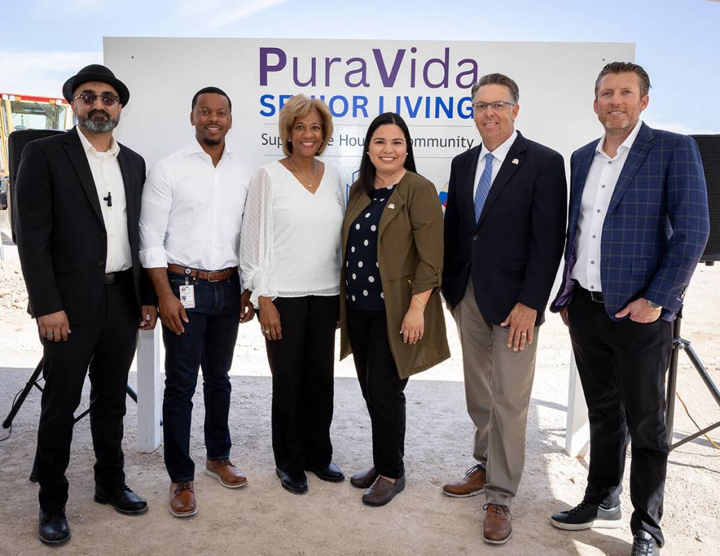 Foresight Housing Partners and its nonprofit partner HopeLink of Southern Nevada broke ground o ...
