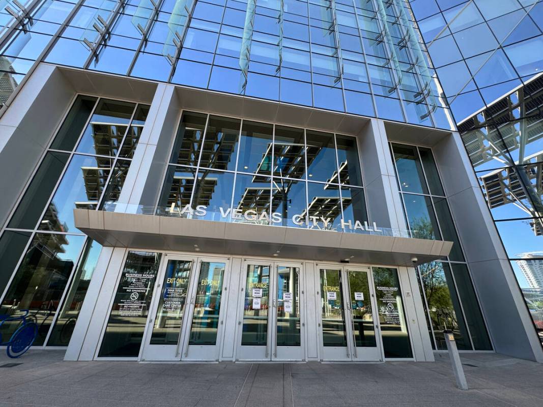 Las Vegas City Hall is shown Tuesday, June 11, 2024. (K.M. Cannon/Las Vegas Review-Journal) @KM ...