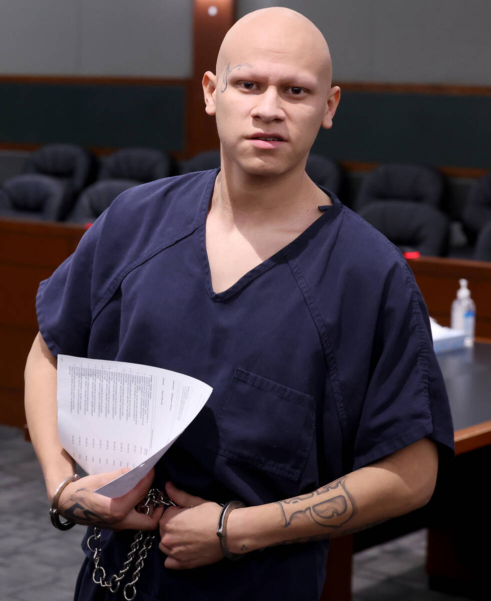 Damian Delgado, one of four suspects facing a murder charge in the death of 17-year-old Luis Ga ...