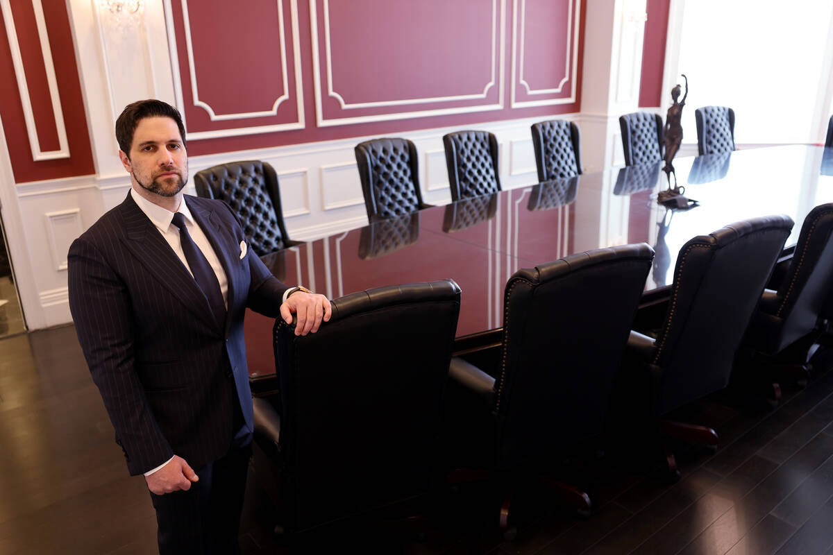 Steve Dimopoulos poses for a photo at the office building he recently purchased at 400 S. 7th S ...