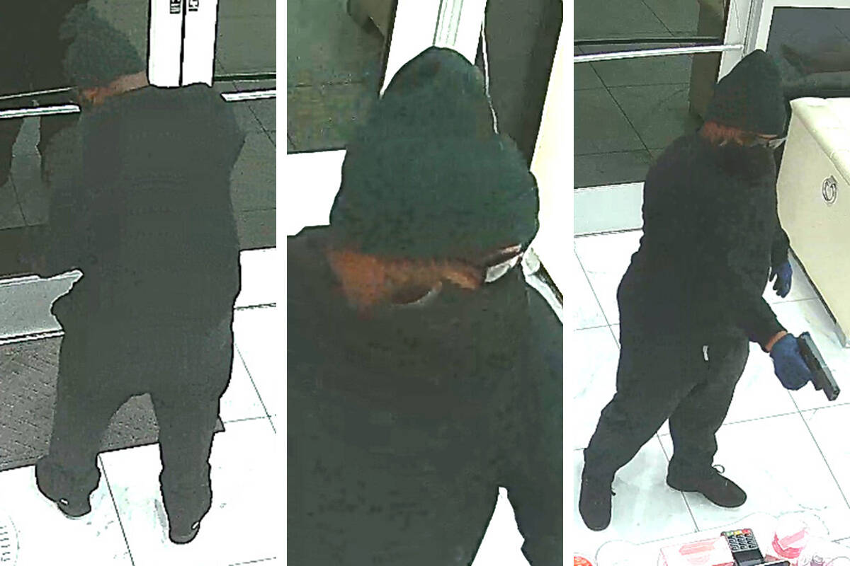 Police are seeking a man in connection with an armed robbery that occurred Tuesday, Jan. 28, 20 ...