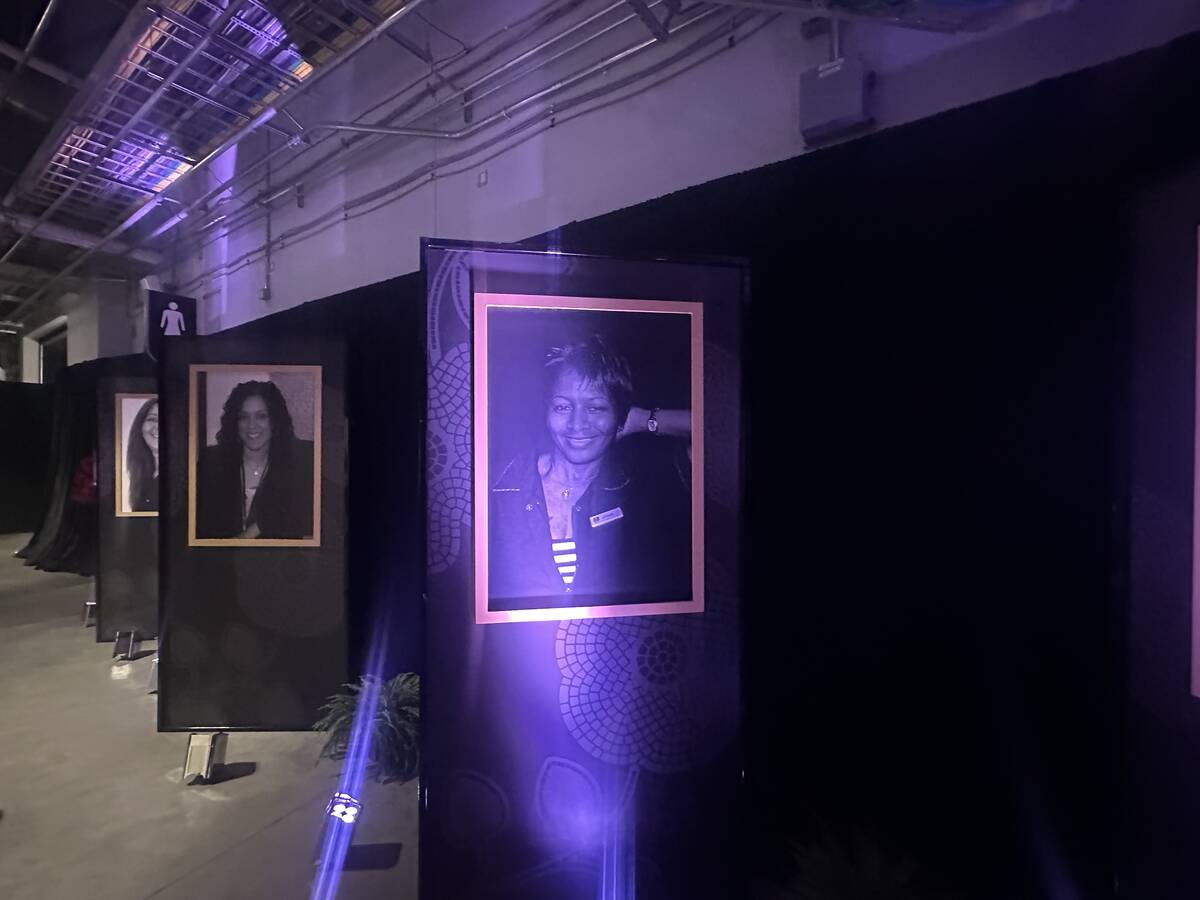 A scene at Wynn Las Vegas' 20th anniversary celebration at Allegiant Stadium on Wednesday, Apri ...