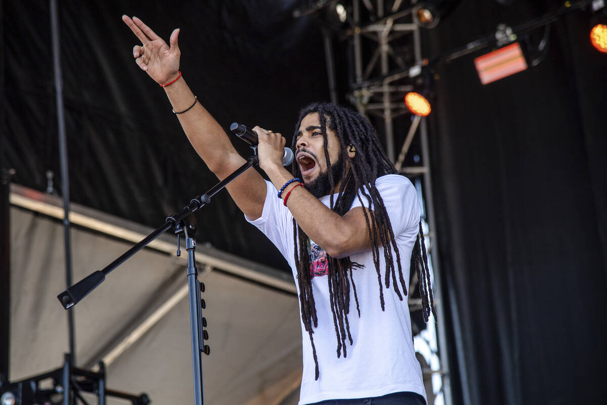 Skip Marley performs at the Innings Festival at Raymond James Stadium Ground on Sunday March 20 ...