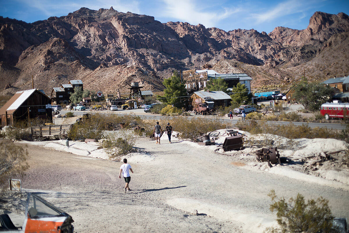 Nelson, a ghost town 45 minutes from Las Vegas, in Searchlight, Nev., Tuesday, Nov. 12, 2019. O ...