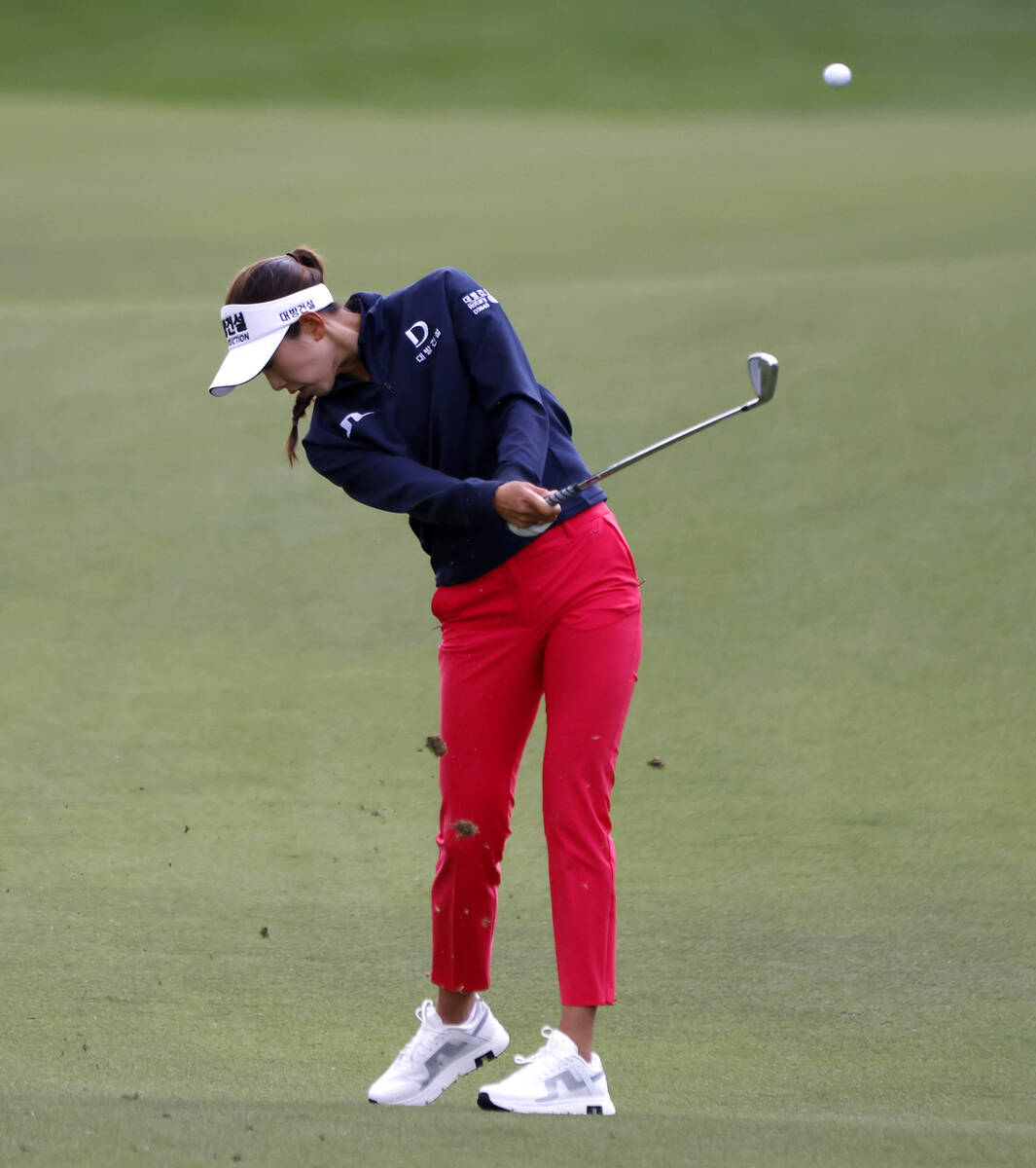Yealimi Noh of the USA drives her fairway shot during the second round of the LPGA T-Mobile Mat ...