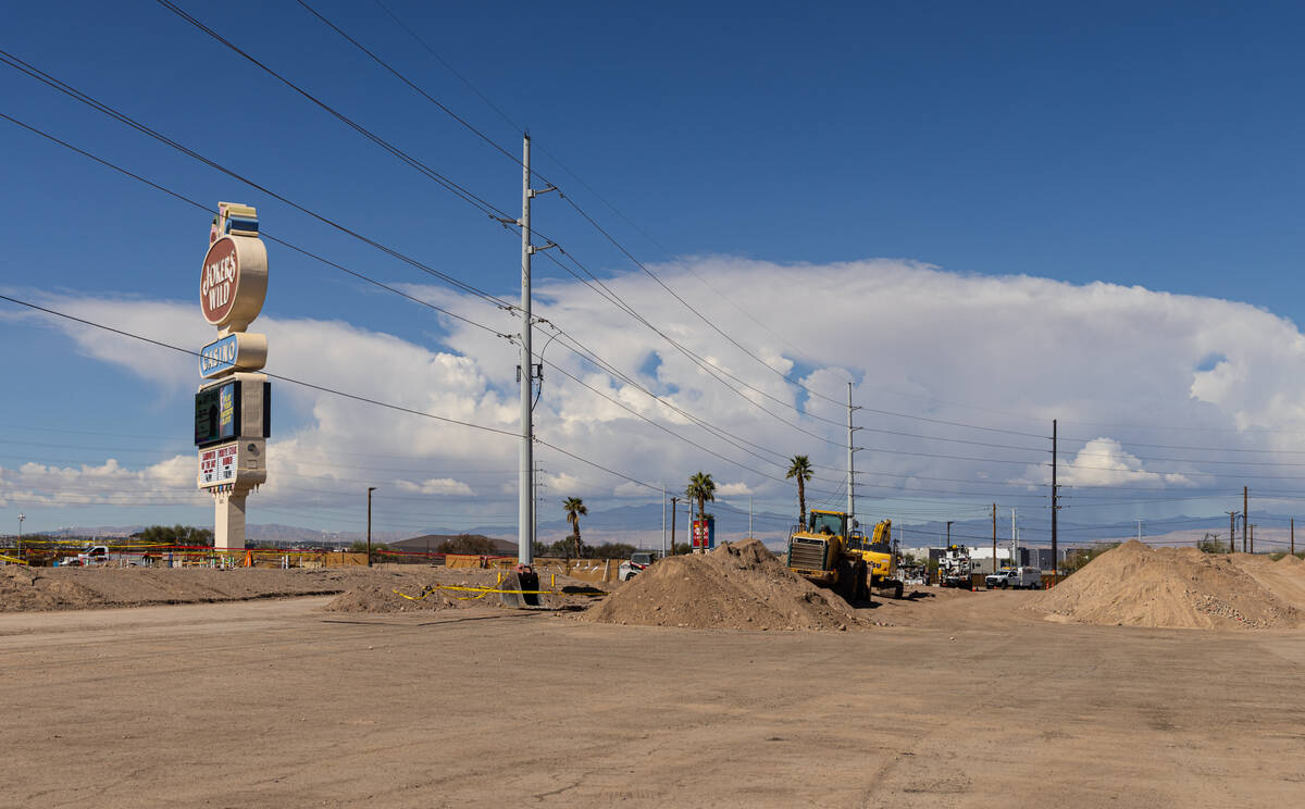 A view of the lot for Cadence Crossing, Boyd Gaming's newest casino project, which will replace ...