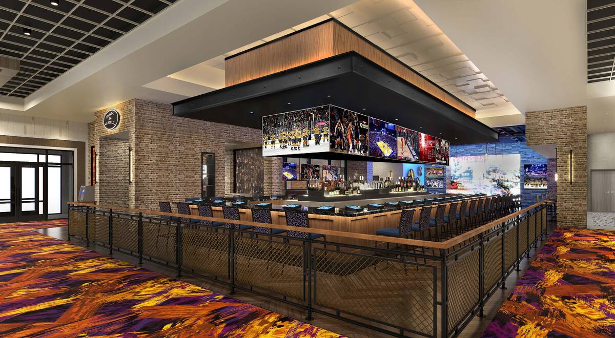 Rendering of the gastropub planned for the Cadence Crossing casino under construction in Hender ...