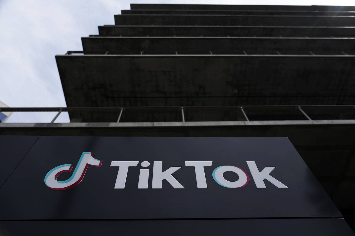 The TikTok Inc. building is seen in Culver City, Calif., March 17, 2023. (AP Photo/Damian Dovar ...