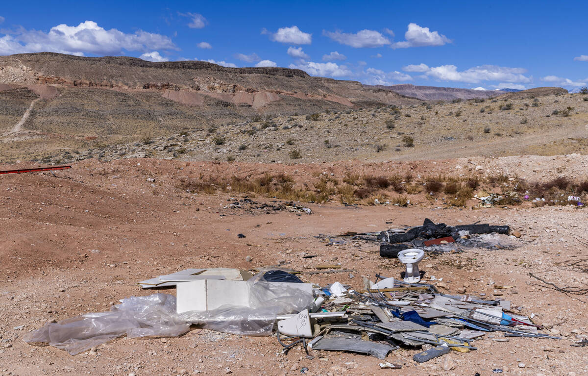 While the former Arden Gypsum Mine site entrance has been closed off to eliminate safety hazard ...