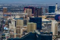 The Las Vegas Strip is seen in this Review-Journal file photo. (L.E. Baskow/Las Vegas Review-Jo ...