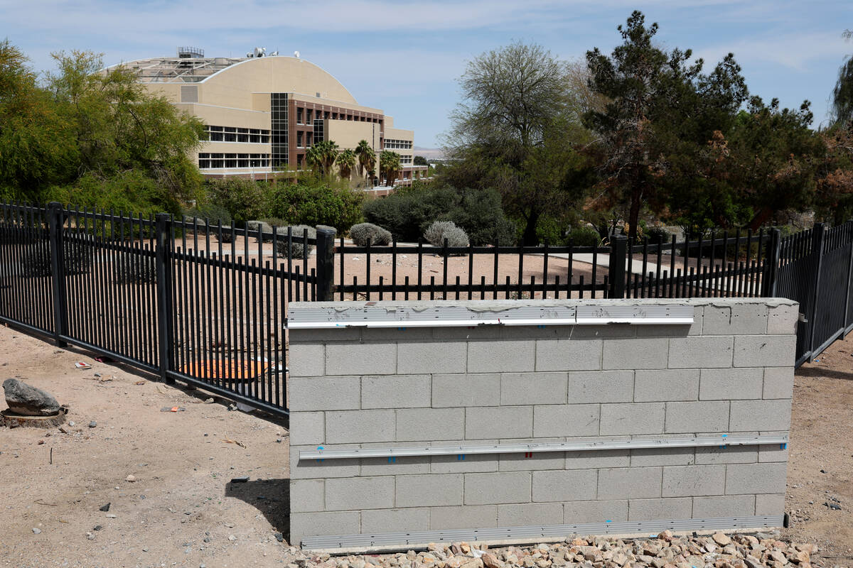 The Sawyer Building at Las Vegas Boulevard and Washington Avenue in Las Vegas is shown Monday, ...