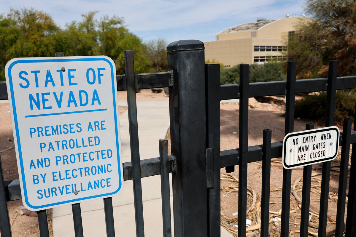 The Sawyer Building at Las Vegas Boulevard and Washington Avenue in Las Vegas is shown Monday, ...