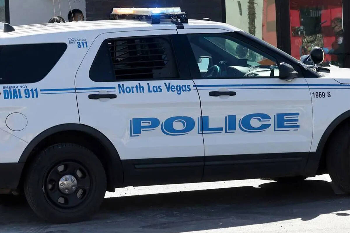 North Las Vegas Police vehicle. (Las Vegas Review-Journal File)