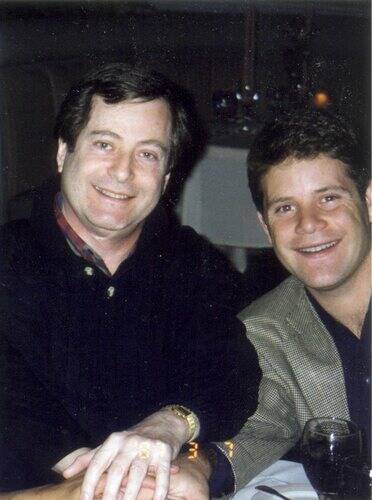 Sean Astin (right) and his father Michael Tell in an undated family photo. (Courtesy)