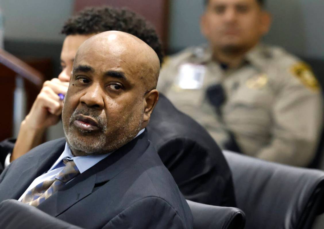 Duane Davis, facing murder charges in the killing of rapper Tupac Shakur in 1996, looks at pros ...