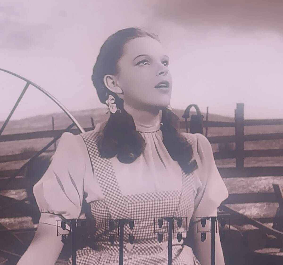 A scene from "The Wizard of Oz at Sphere" is shown on Tuesday, April 9, 2025. (John Katsilomete ...
