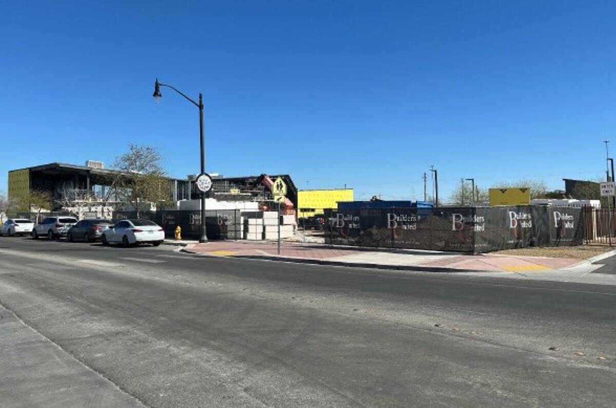 The proposed site for the career center in the Historic Westside. (Submitted by City of Las Vegas)
