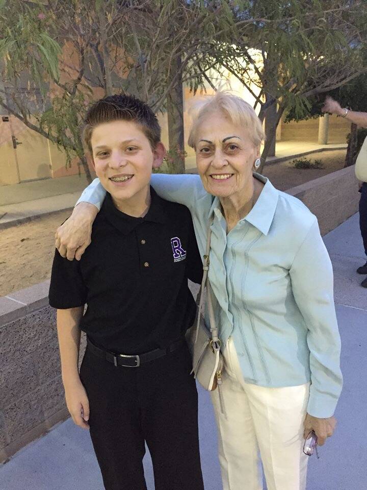 Tamar Lubin Saposhnik and her grandson, Alexander Saposhnik. (Courtesy of Dan Saposhnik).